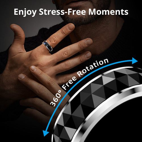 Multifunctional Fingertip Gyro Anxiety Relief Ring